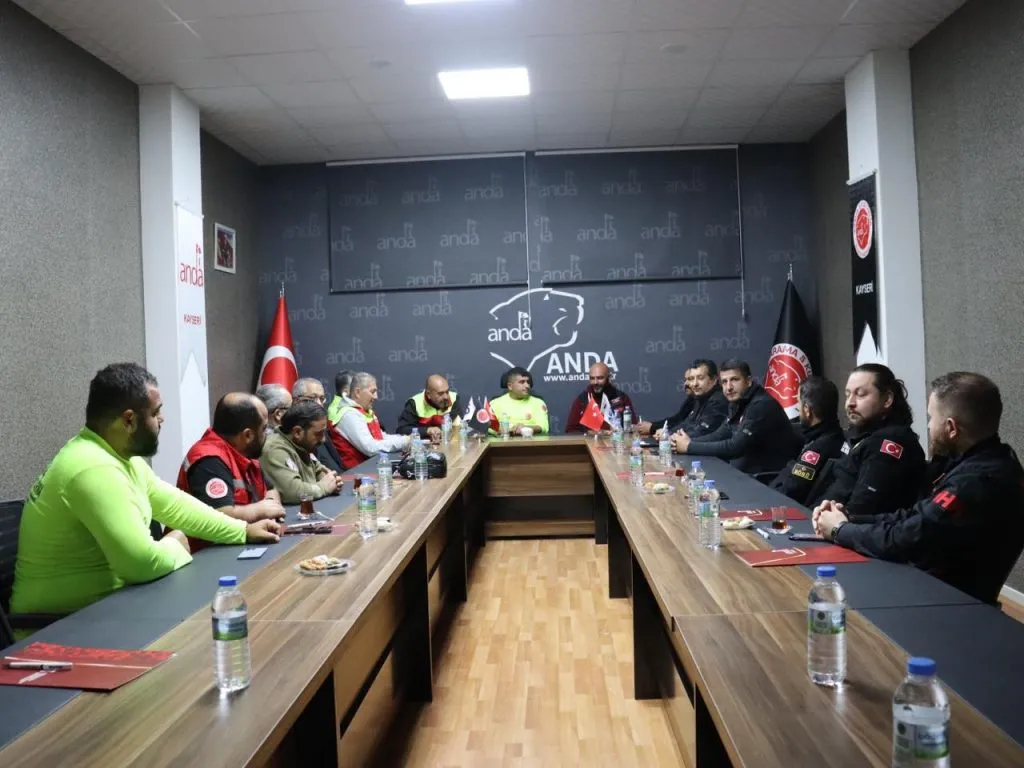 Kayseri Arama Kurtarma Ekipleri İstişare Toplantısı Gerçekleştirdi