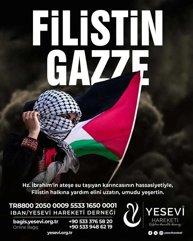 Yesevi Hareketi, İsrail’in Filistin’e Yönelik Saldırılarına Karşı Dayanışma Çağrısı Yaptık
