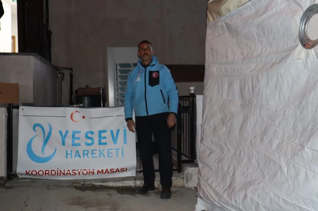 Yesevi Hareketi Kahramanmaraş il koordinasyon çadırımız kuruldu.