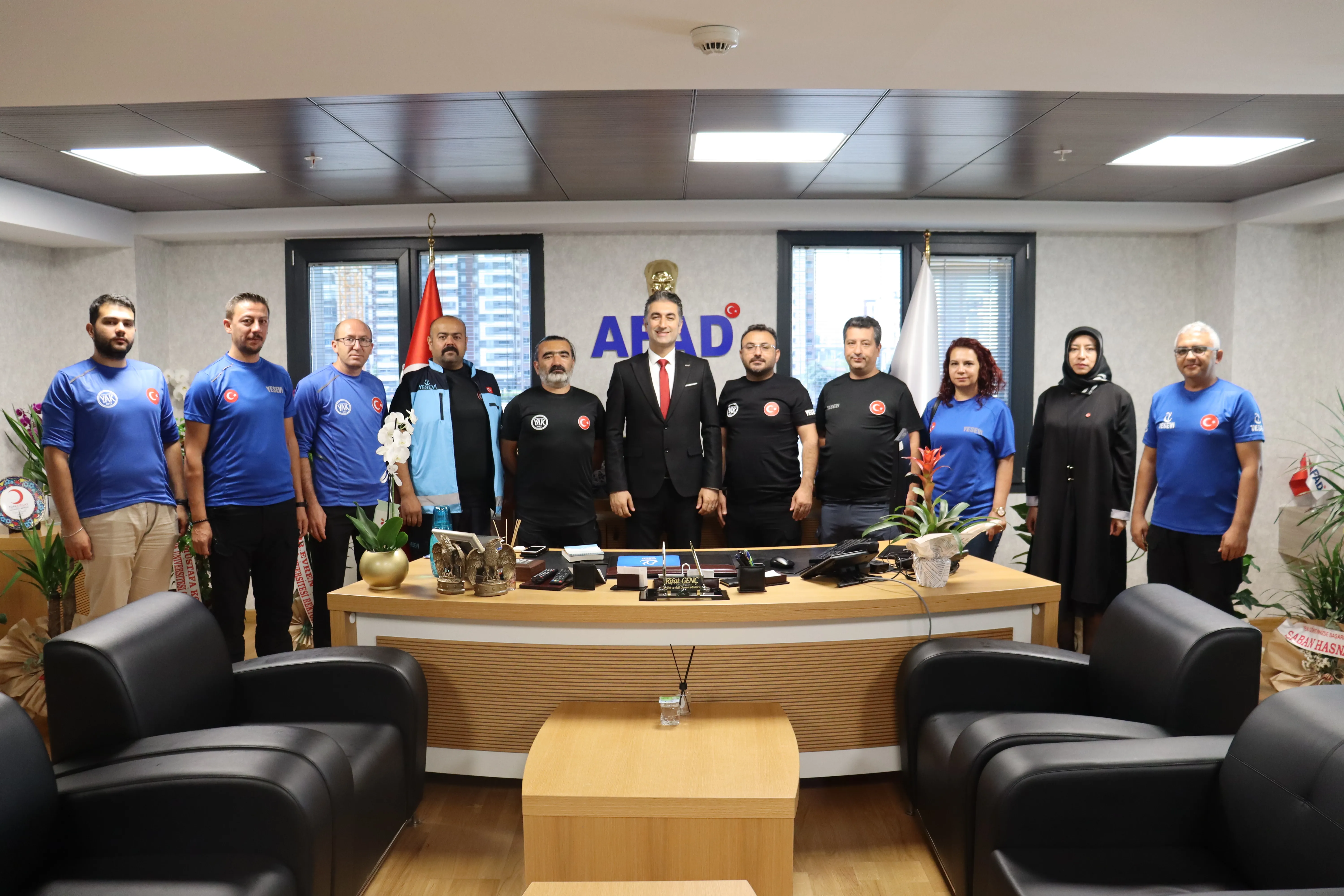 Yesevi Hareketi'nden Kayseri İl Afet ve Acil Durum Müdürü Rifat Genç’e Ziyaret