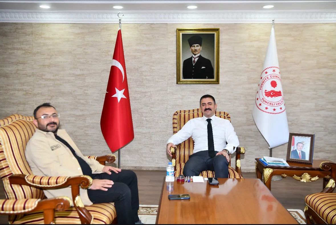 Genel Başkan Mahmut Cömert’ten Tunceli Valisi Bülent Tekbıyıkoğlu’na Ziyaret