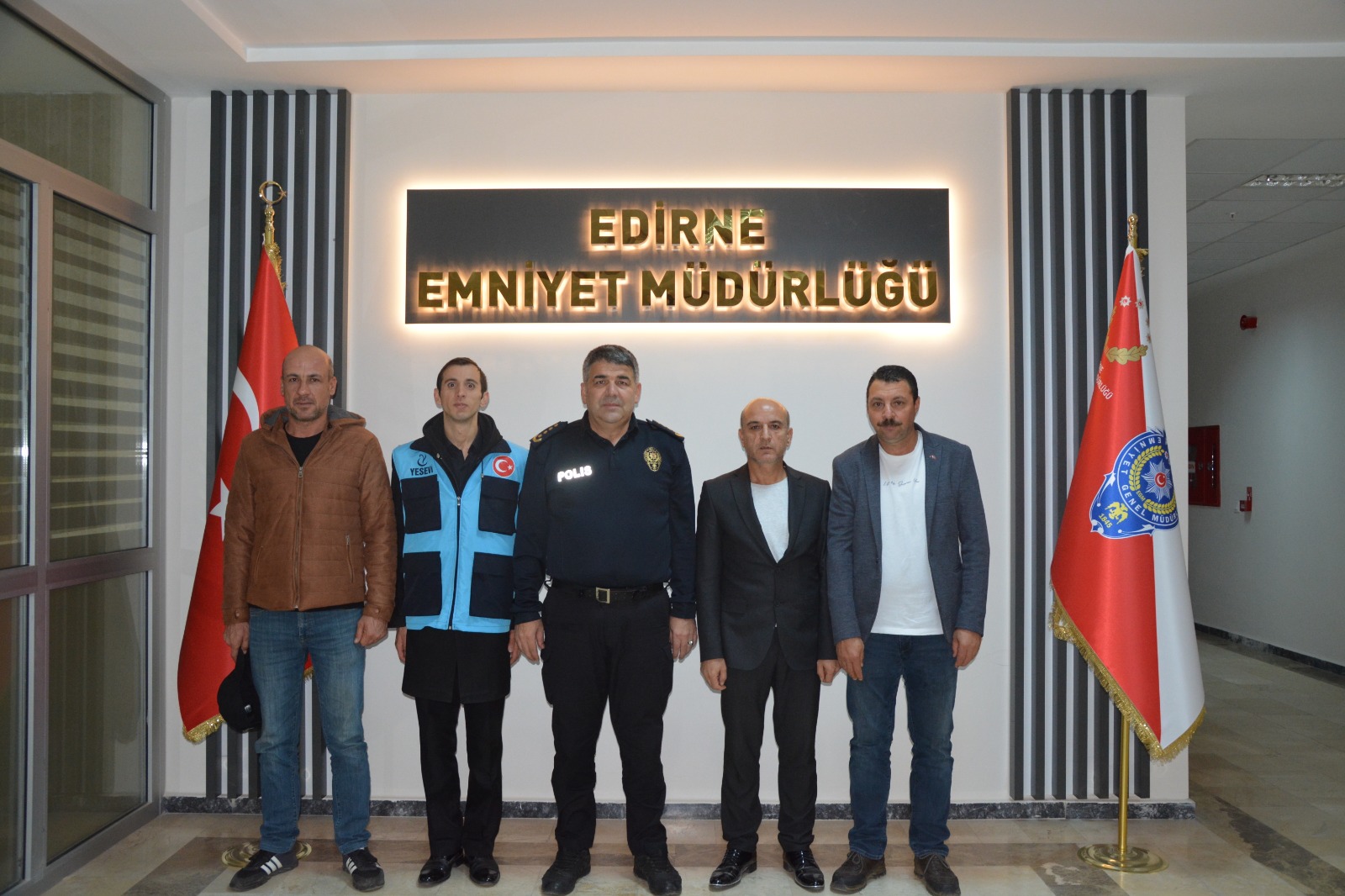 Edirne İl Emniyet Müdürü Onur Karaburun’a Ziyâret Gerçekleştirdik