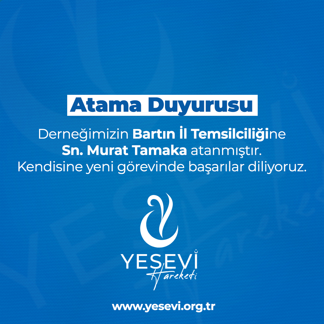 Yesevi Hareketi’nde Yeni Temsilciler Göreve Başladı