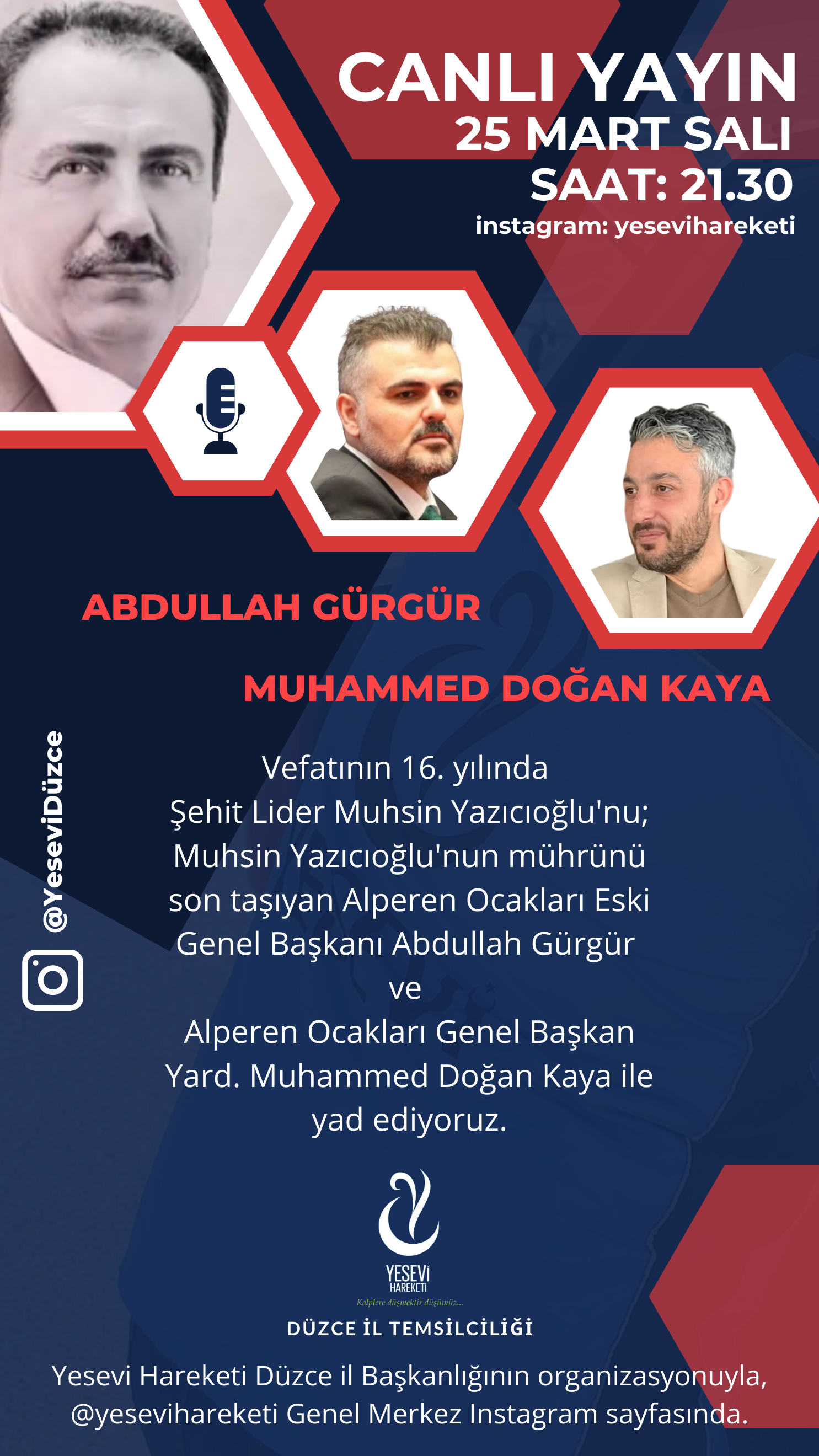 VEFATININ 16. YILINDA MUHSİN YAZICIOĞLU’NU ANIYORUZ