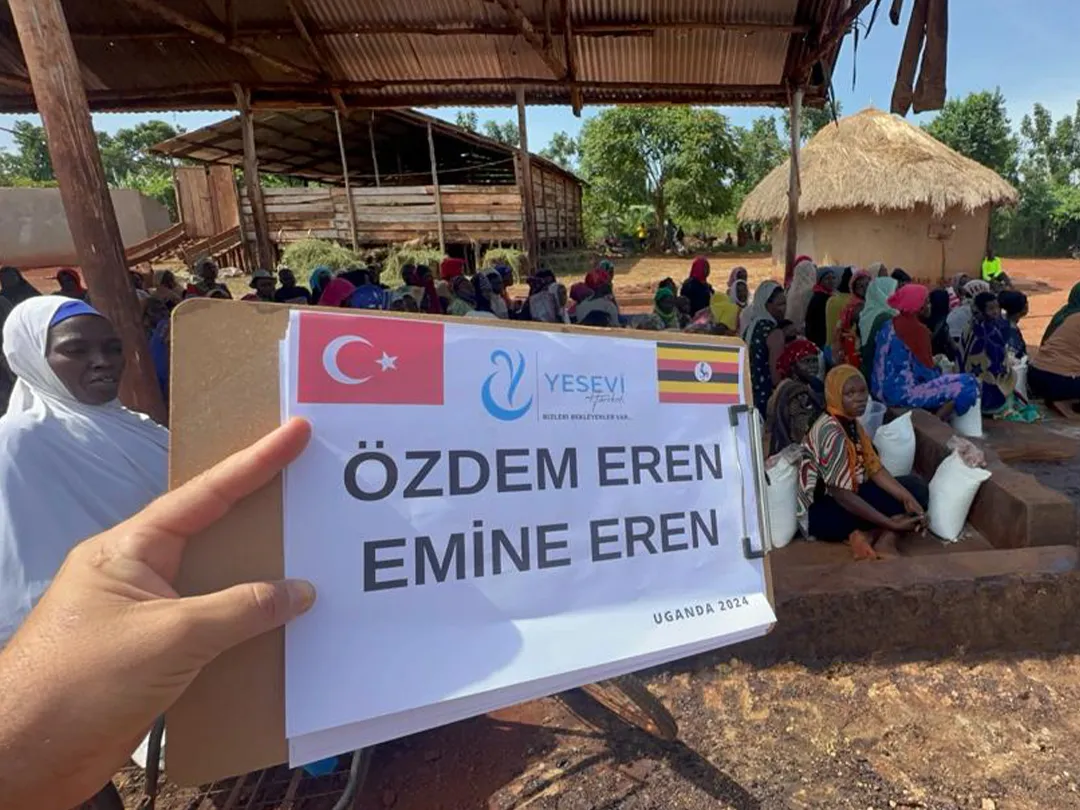 Uganda'da İhtiyaç Sahiplerine Un Dağıtımı Yapıldı